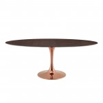Lippa 78" Oval Wood Dining Table