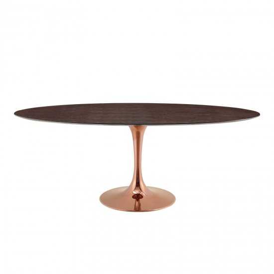 Lippa 78" Oval Wood Dining Table