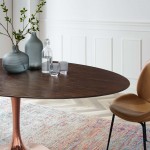 Lippa 78" Oval Wood Dining Table