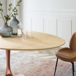 Lippa 78" Oval Wood Dining Table