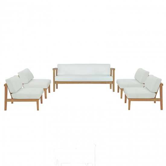 Bayport 5 Piece Outdoor Patio Teak Set