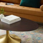 Lippa 48" Oval Wood Coffee Table