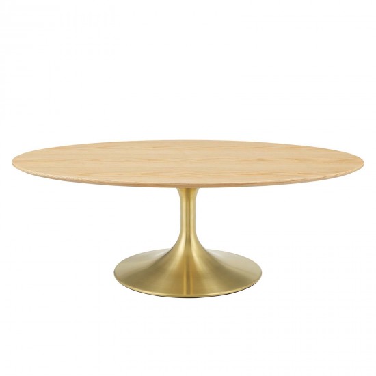 Lippa 48" Oval Wood Coffee Table