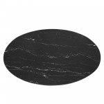 Lippa 48" Oval Artificial Marble Coffee Table