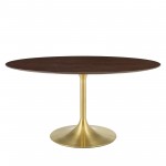 Lippa 60" Oval Wood Dining Table