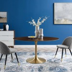 Lippa 60" Oval Wood Dining Table