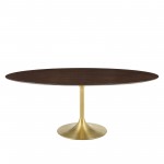 Lippa 78" Oval Wood Dining Table