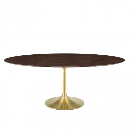 Lippa 78" Oval Wood Dining Table