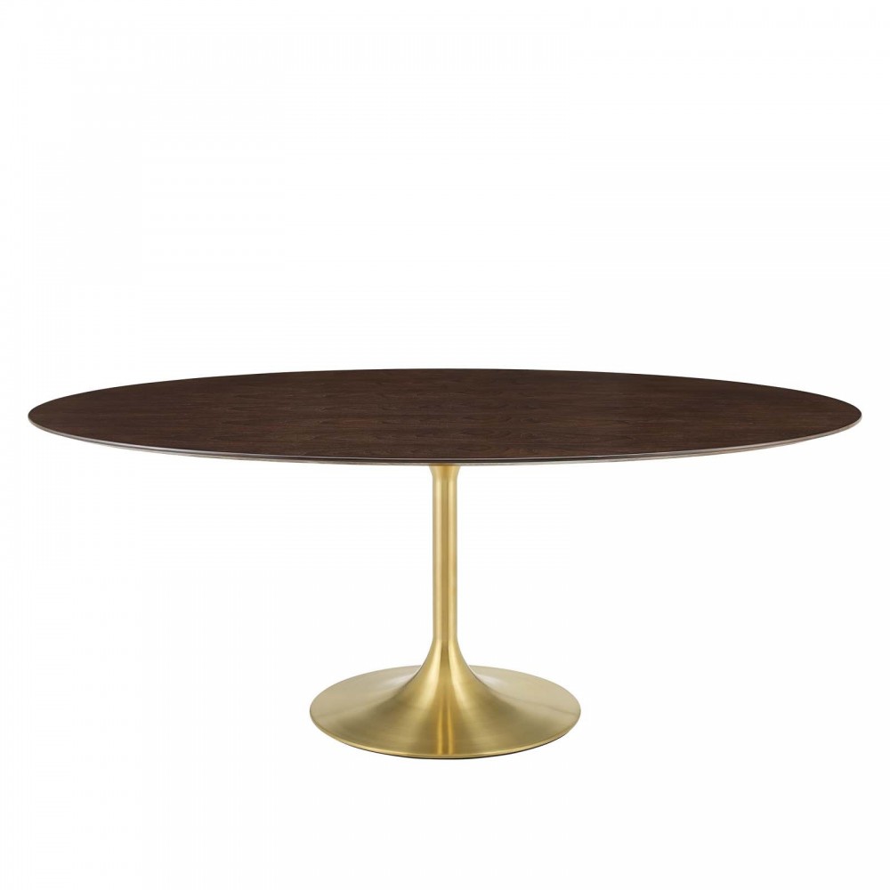 Lippa 78" Oval Wood Dining Table