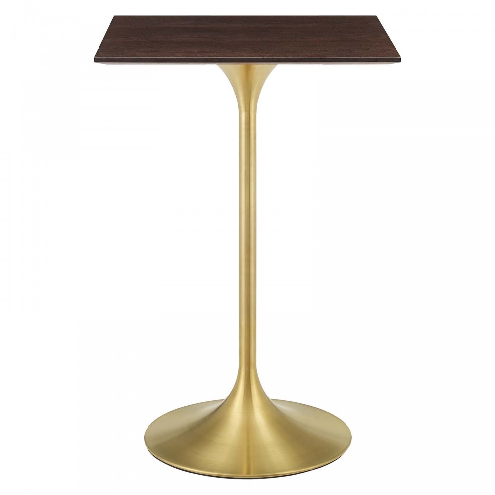 Lippa 28" Square Wood Bar Table