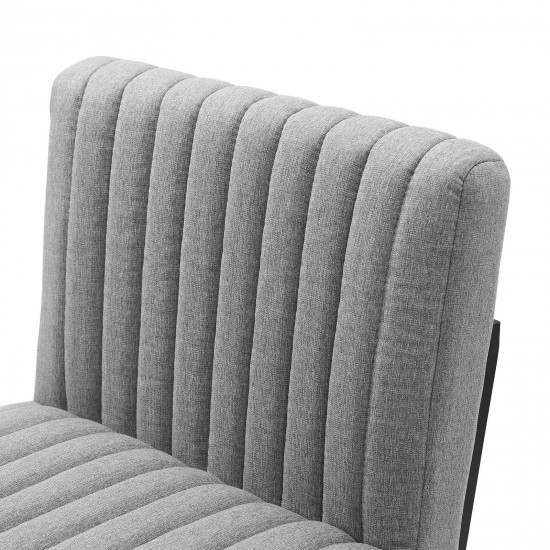 Indulge Channel Tufted Fabric Bar Stools