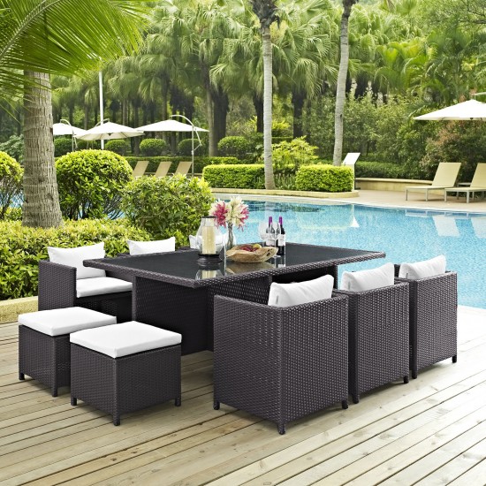 Reversal 11 Piece Outdoor Patio Dining Set