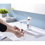 Monte Stainless Steel Single Hole Bathroom Faucet - Chrome