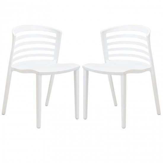 Curvy Dining Chairs Set of 2