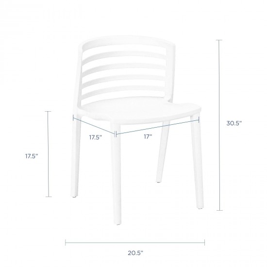 Curvy Dining Chairs Set of 2