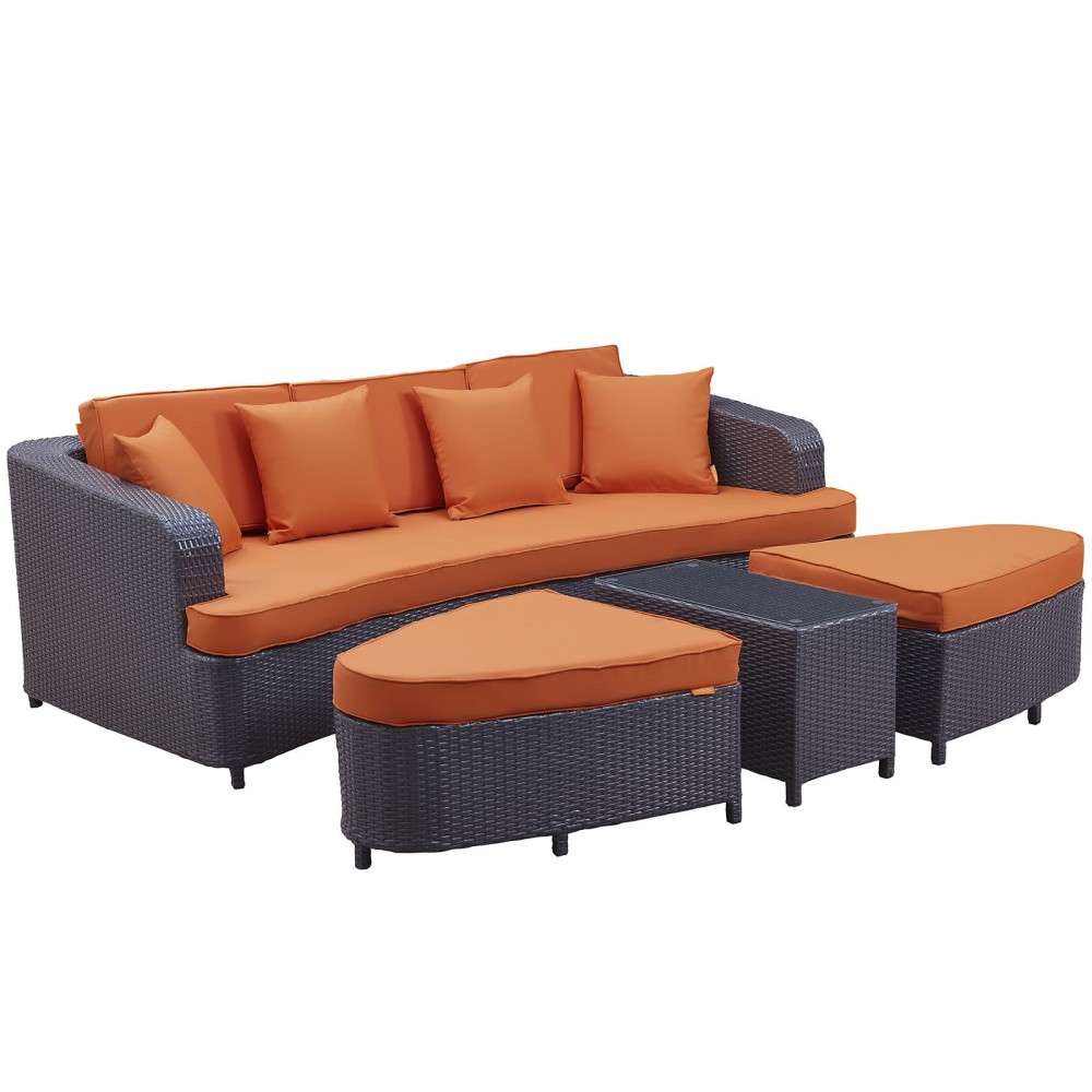 Monterey 4 Piece Outdoor Patio Sofa Set