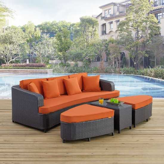 Monterey 4 Piece Outdoor Patio Sofa Set