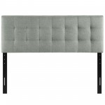 Lily Queen Upholstered Fabric Headboard