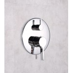 Salamonio Set, 8" Round Rain Shower and Handheld, Chrome