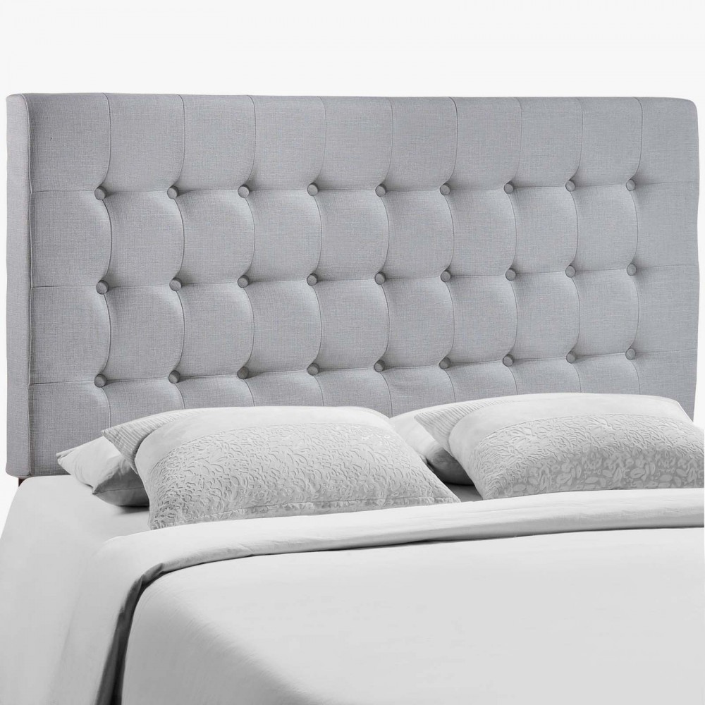 Tinble Queen Upholstered Fabric Headboard