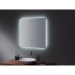 Lugano 36" Wide x 36" Tall LED Mirror w/ Defogger