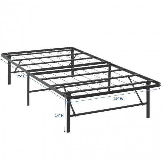 Horizon Twin Stainless Steel Bed Frame