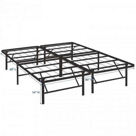 Horizon Queen Stainless Steel Bed Frame