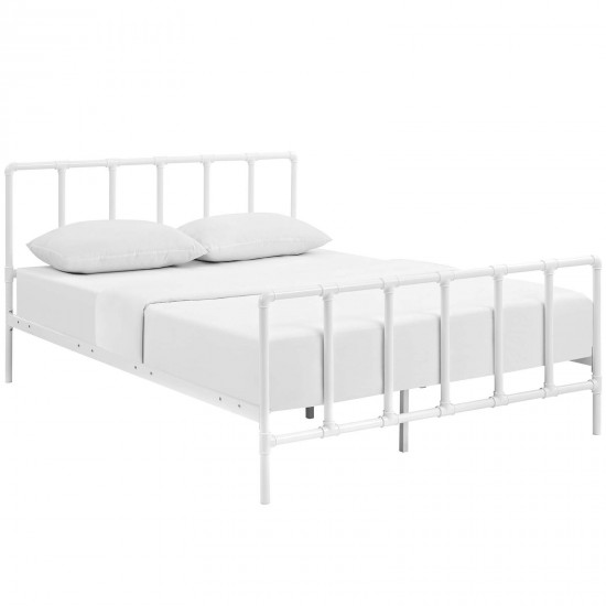 Dower Queen Stainless Steel Bed