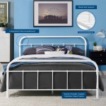 Maisie Queen Stainless Steel Bed Frame