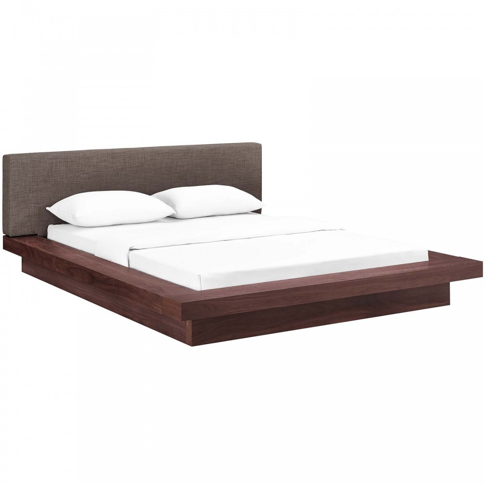Freja Queen Fabric Platform Bed Freja Queen Fabric Platform Bed