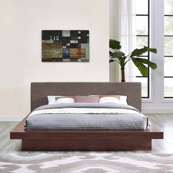 Freja Queen Fabric Platform Bed