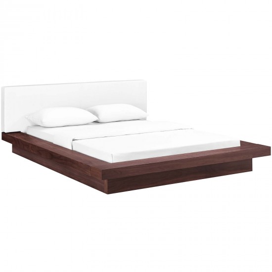 Freja Queen Vinyl Platform Bed