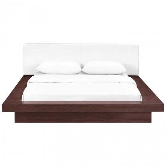 Freja Queen Vinyl Platform Bed