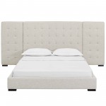 Sierra Queen Upholstered Fabric Platform Bed