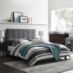 Melanie Queen Tufted Button Upholstered Performance Velvet Platform Bed