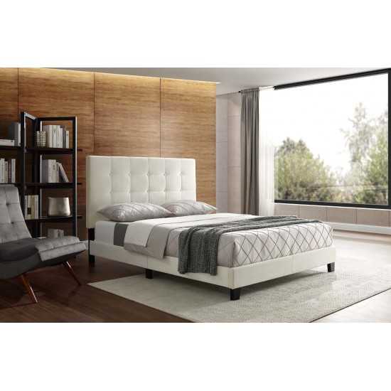 Melanie Queen Tufted Button Upholstered Performance Velvet Platform Bed