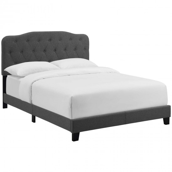 Amelia Twin Upholstered Fabric Bed