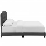 Amelia Twin Upholstered Fabric Bed