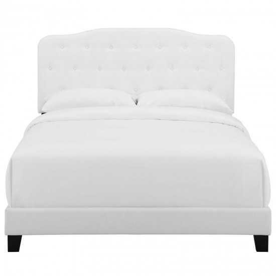 Amelia Twin Upholstered Fabric Bed