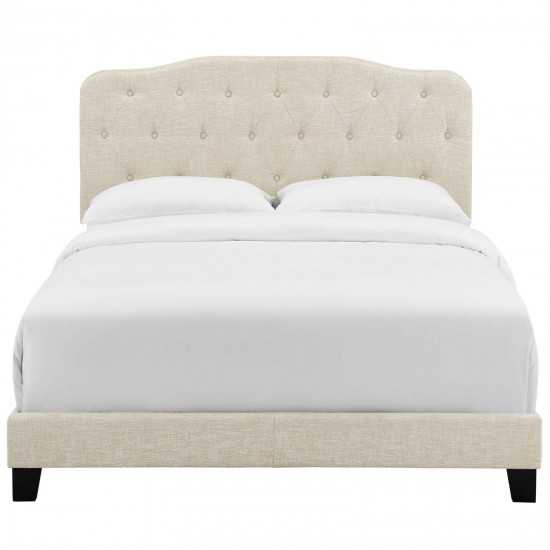 Amelia King Upholstered Fabric Bed