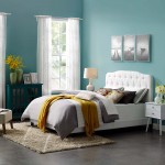 Amelia King Upholstered Fabric Bed