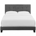 Amira Twin Performance Velvet Bed