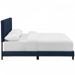 Amira Twin Performance Velvet Bed