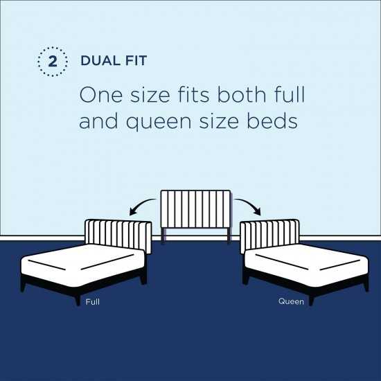 Helena Tufted Full / Queen Upholstered Linen Fabric Headboard