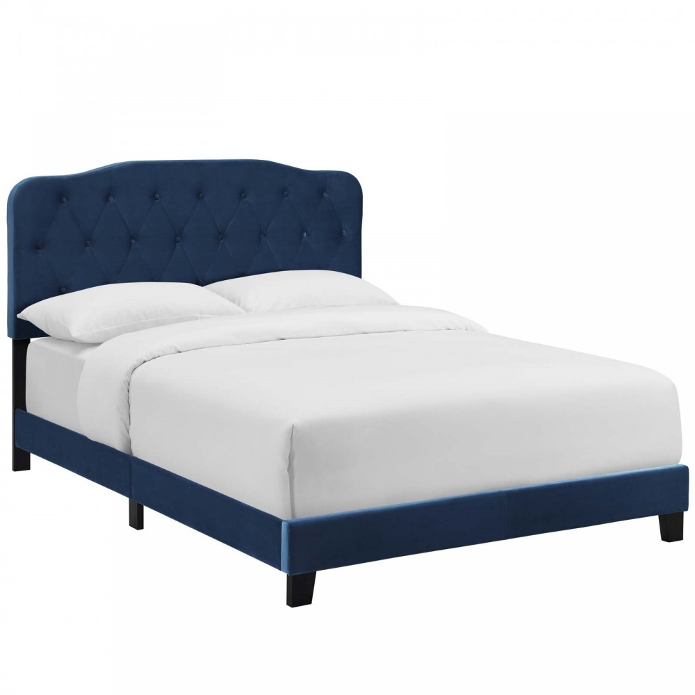 Amelia Queen Performance Velvet Bed Amelia Queen Performance Velvet Bed