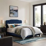 Amelia Queen Performance Velvet Bed