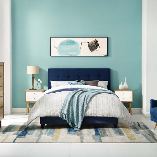 Amira King Performance Velvet Bed