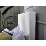 Taylor Twin Upholstered Linen Fabric Headboard