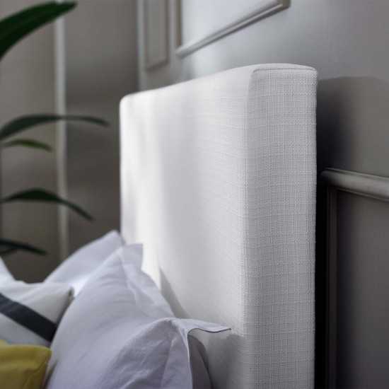 Taylor Twin Upholstered Linen Fabric Headboard