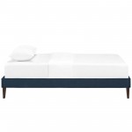 Tessie Twin Fabric Bed Frame with Squared Tapered Legs